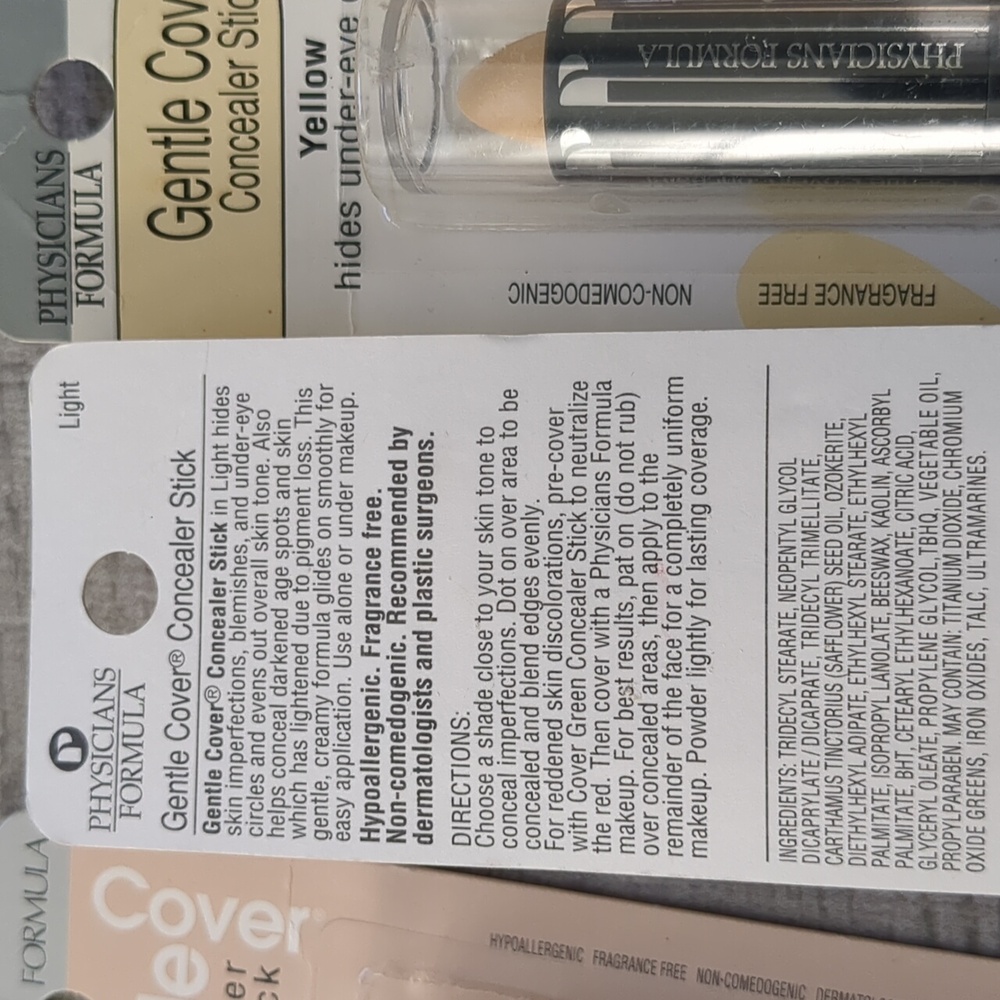Physicians Formula Gentle Cover Concealer Collection - Set Of 5 - Picture 6 of 6